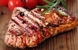 Kött för att förbättra styrkan