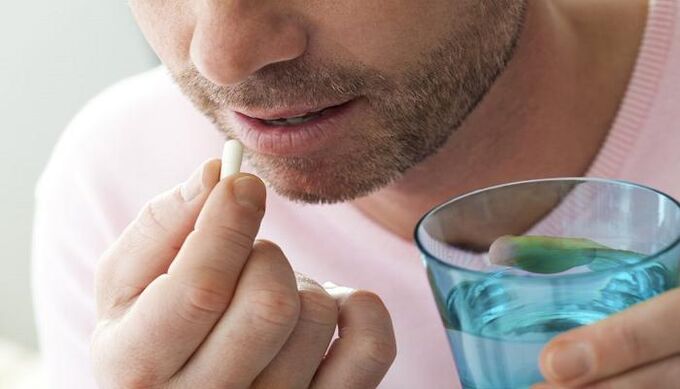 Mottagning av vitaminer i kapslar